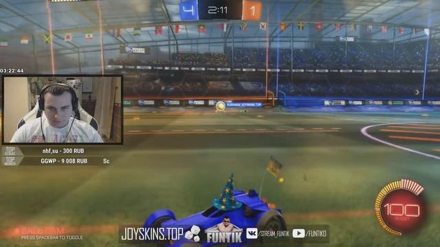 Катаю в Rocket League