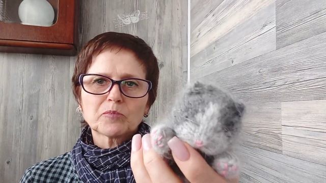 193 Реалистичные игрушки спицами. Котики - сплюшки. Пряжа Да и пряжа НЕТ