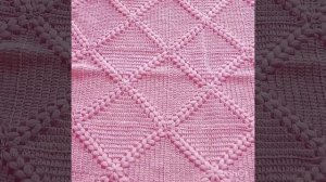 Детский плед связан крючком