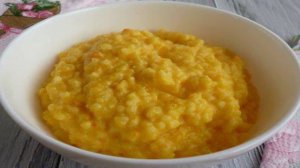 Пшенная каша с тыквой и морковью
