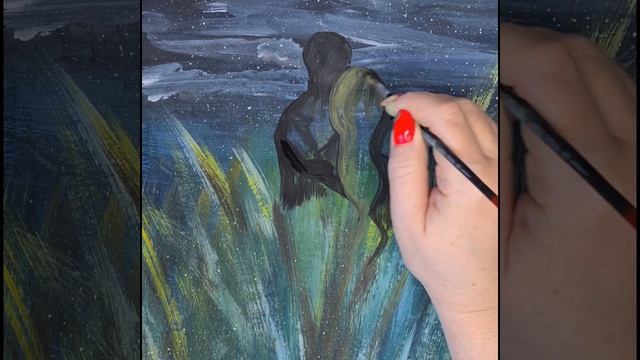 рисуем просто вместе "Влюблённые ❤️ " смотреть онлайн