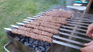 Как приготовить Шашлык Люля- Кебаб на мангале , чтобы фарш не отваливался.