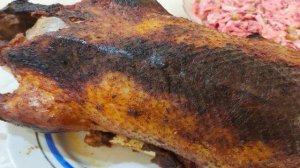 Утка запечённая с кетчупом