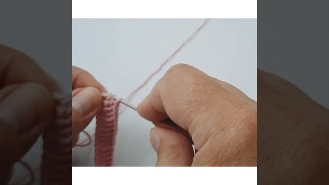 Начало вязания. Воздушные петли. 1 и 2 ряд. смотреть онлайн