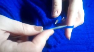 Закрываем планку, резинка 2*2.