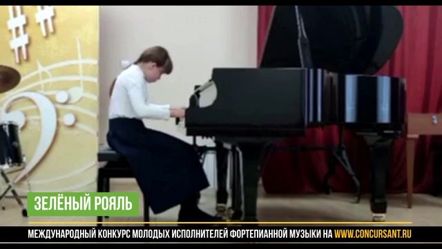 И.Бах – Трехголосная инвенция; П.Чайковский "Шалунья". Костомарова Дарья – ЗЕЛЁНЫЙ РОЯЛЬ
