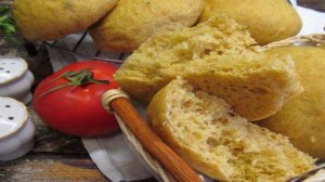 Постные булочки с тыквой и розмарином