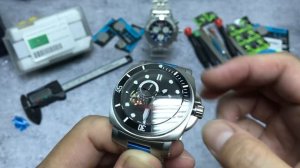 🚀 Отличный хомаж на PANERAI SUBMERSIBLE от PAGANI DESIGN PD-1736  20ATM(200m). Обзор + настройка.
