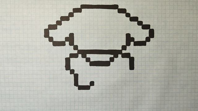 Как нарисовать СИНАМОРОЛЛ по клеточкам | How to Draw CINNAMOROLL