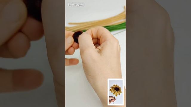 Цветы поделки из синельной проволоки  /  DIY / Tutorial / Синельная проволока мастер класс