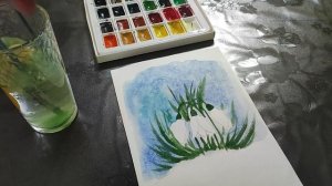 Подснежники акварелью: продолжаем рисовать с уверенностью и радостью – Thread & Bloom