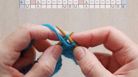 АЖУРНЫЙ УЗОР СПИЦАМИ