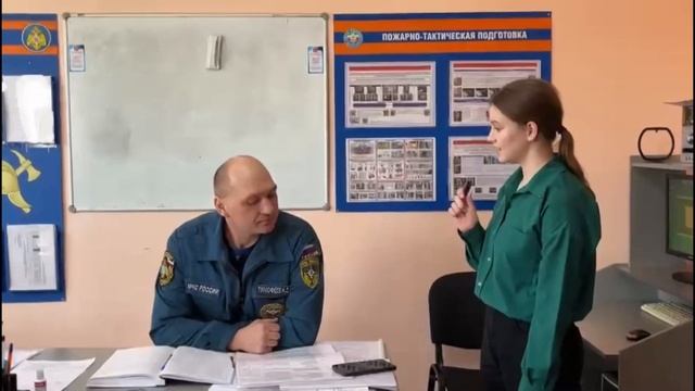 Репортаж о работе пожарной части с. Парабель