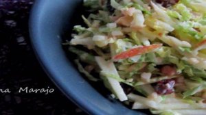 Салат из капусты и яблока