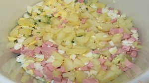 Окрошка на воде с майонезом и уксусом