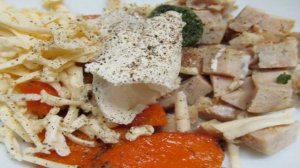 Киш с домашней колбасой тыквой и сыром