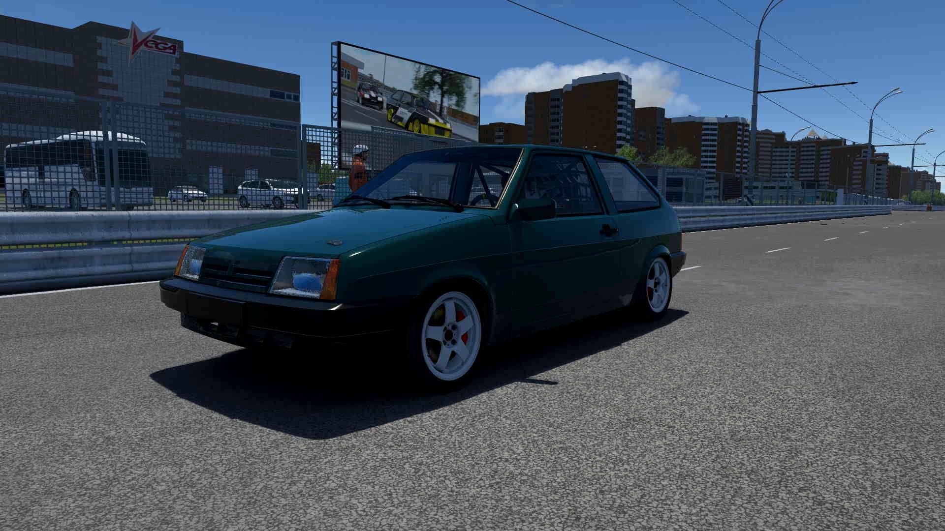Тольятти-Ринг - отмечаем 40 лет Лада спутник - Assetto Corsa - на руле MOZA R5