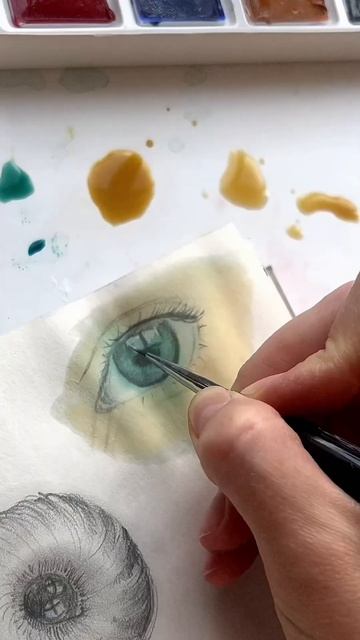 #арт #рисунок #глаз #акварель #shorts смотреть онлайн