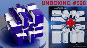 Unboxing №528 Магнитный Зеркальный Кубик Рубика 5х5 | DianSheng Mirror Cube 5x5