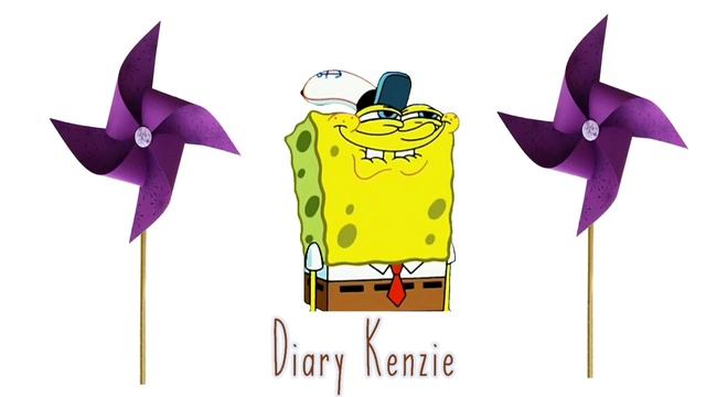 PINWHEELS & SPONGE BOB  - FAN ファン - поклонник