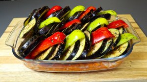 Просто нарезать и в духовку. Запеченные овощи. Чем проще тем вкуснее. Быстрый овощной ужин