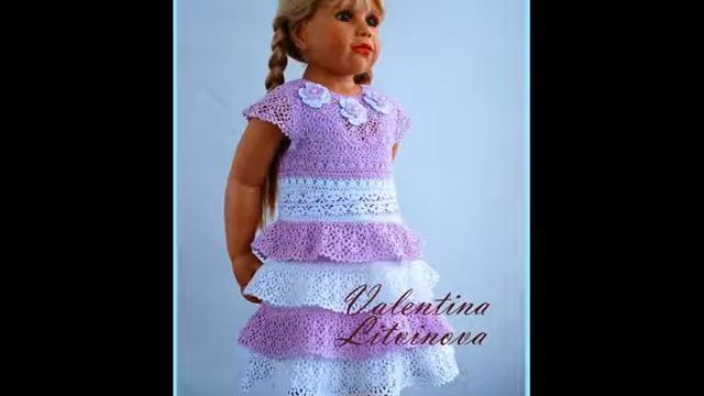 Dress "Young lady". Яркое, нежное, двухцветное платьице от Валентины Литвиновой.