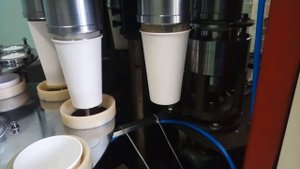 Производство бумажного стакана 450мл. Paper cup production 450ml.