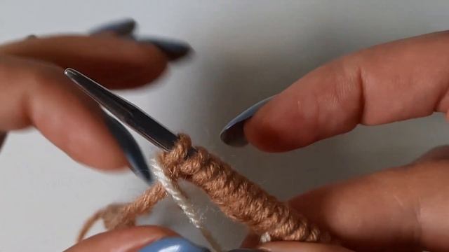 Как набрать большое количество петель спицами