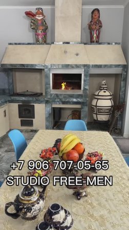 Барбекю комплекс в средиземноморском стиле от studio FREEMEN.