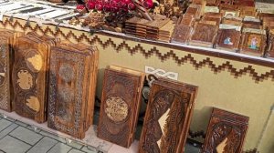 Ереван, Армения - Вернисаж ручных изделий - открытый рынок-выставка. Walking tour. Vog