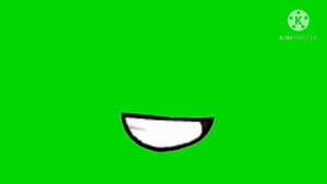 Анимация рта на зелёном фоне с песней😉