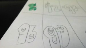 Рисую цифры ЛОР 91-100