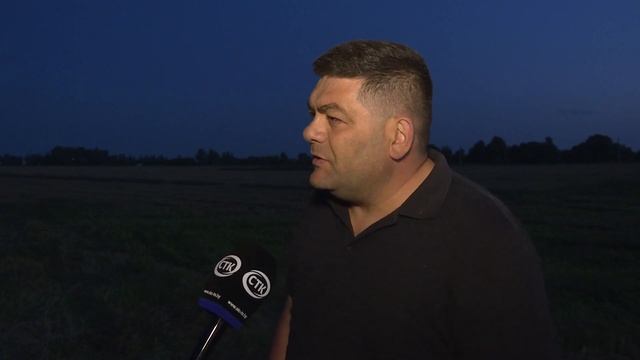 Массовая уборка зерновых проходит и в ночное время