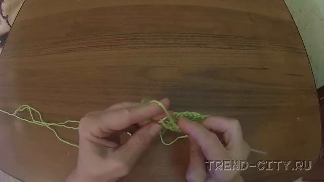 Ажурный узор спицами №1