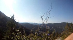 Вид на Хр.Горгани, стежина райшток, г.В.Сивуля, ур.Сивуля...карпатські панорами.