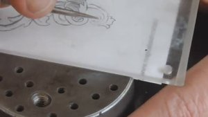 Гравировка. Тренировка по оргстеклу
