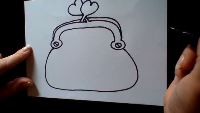 Cómo dibujar una billetera kawai Как нарисовать милые рисунки