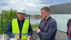 💬 Наш мэр приехал посмотреть, как идет ремонт Тургеневского моста.