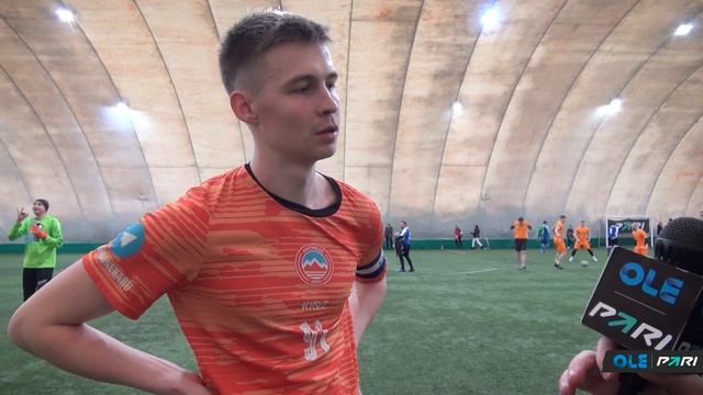 Зимний турнир ОЛЕ Пари 8х8. Питер - Митикас 1:2. Интервью