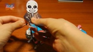 Sans (Undertale) and clothes made of paper / Санс (Андертейл) с одеждой из бумаги /