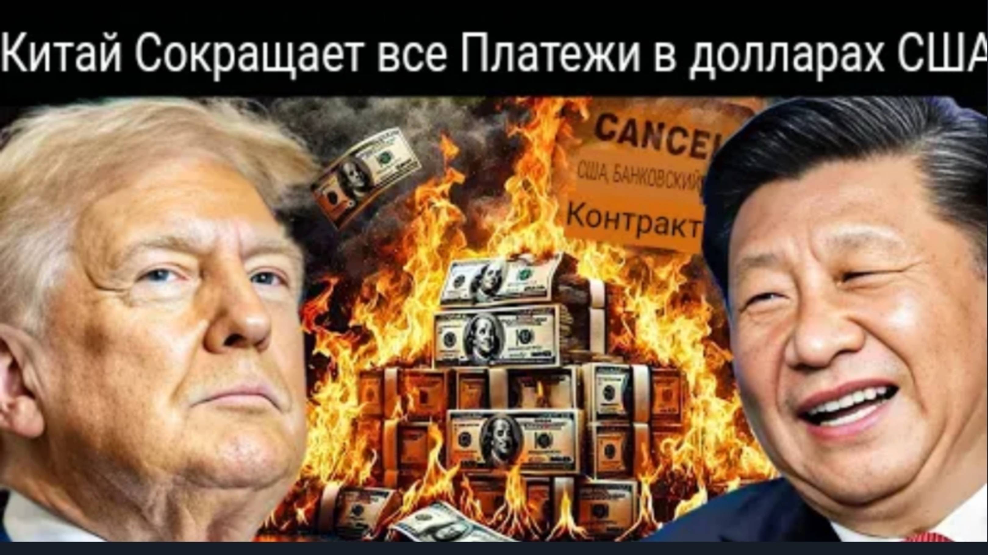 Китай просто отменяет все платежи в долларах США! 1,4 триллиона долларов исчезли: