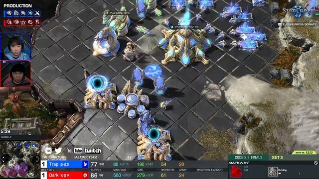 ФИНАЛ НА НЕРВАХ: GSL 2021 Season 2 FINAL | Trap (Protoss) vs Dark (Zerg) - Корейский StarCraft II