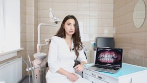 Результат исправления прикуса на брекетах