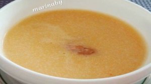 Лёгкий суп-пюре на курином бульоне