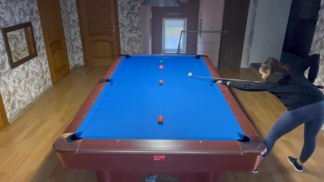 Billiard Drill №3 #billiards #9ball #8ball #game #minsk #pool #sport #бильярд #alisa #coaching