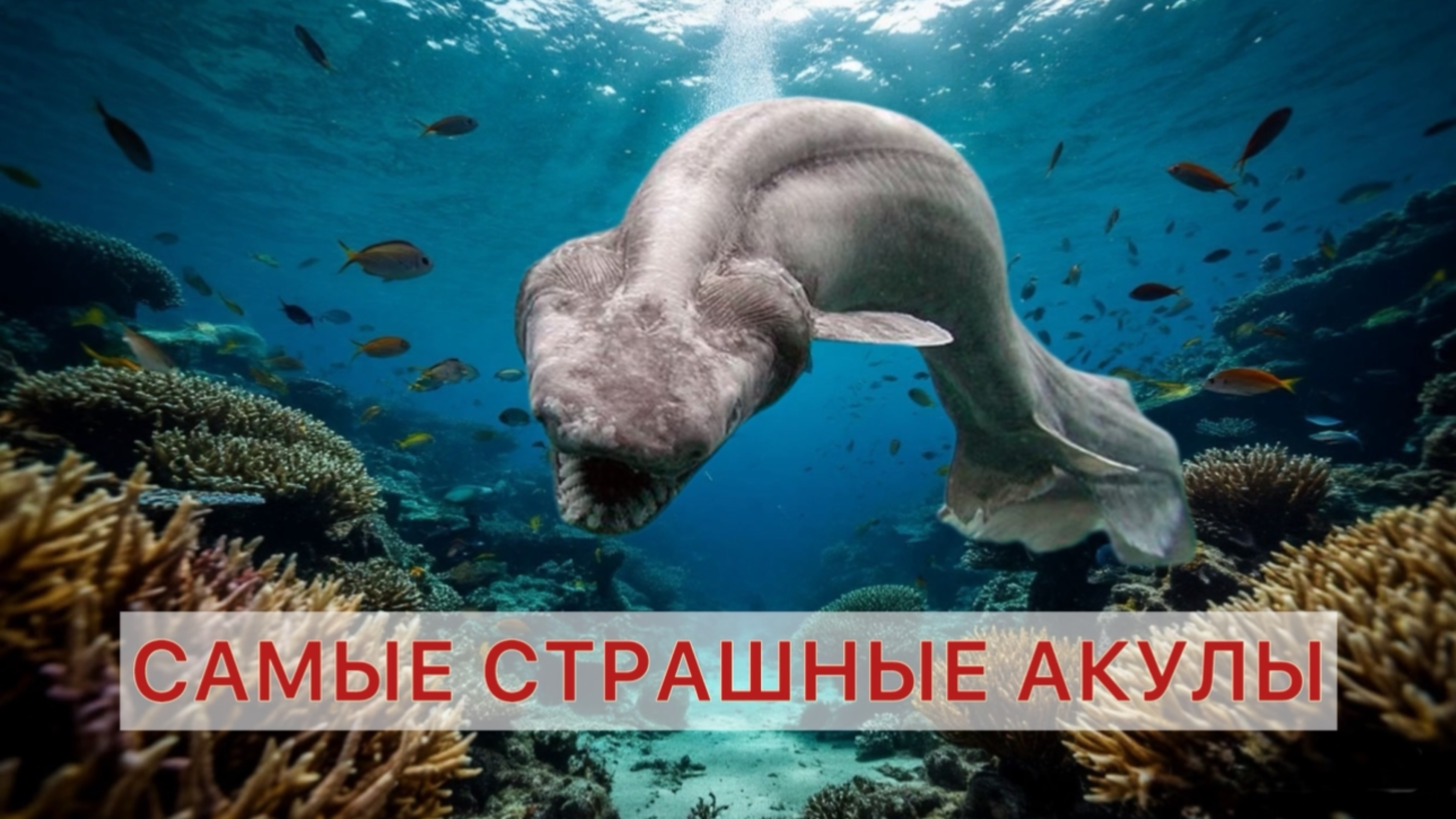 Самые страшные акулы: плащеносная, звездчатошипая и акула-свинья