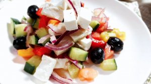 Салат Греческий 🫒 Вкусный и лёгкий