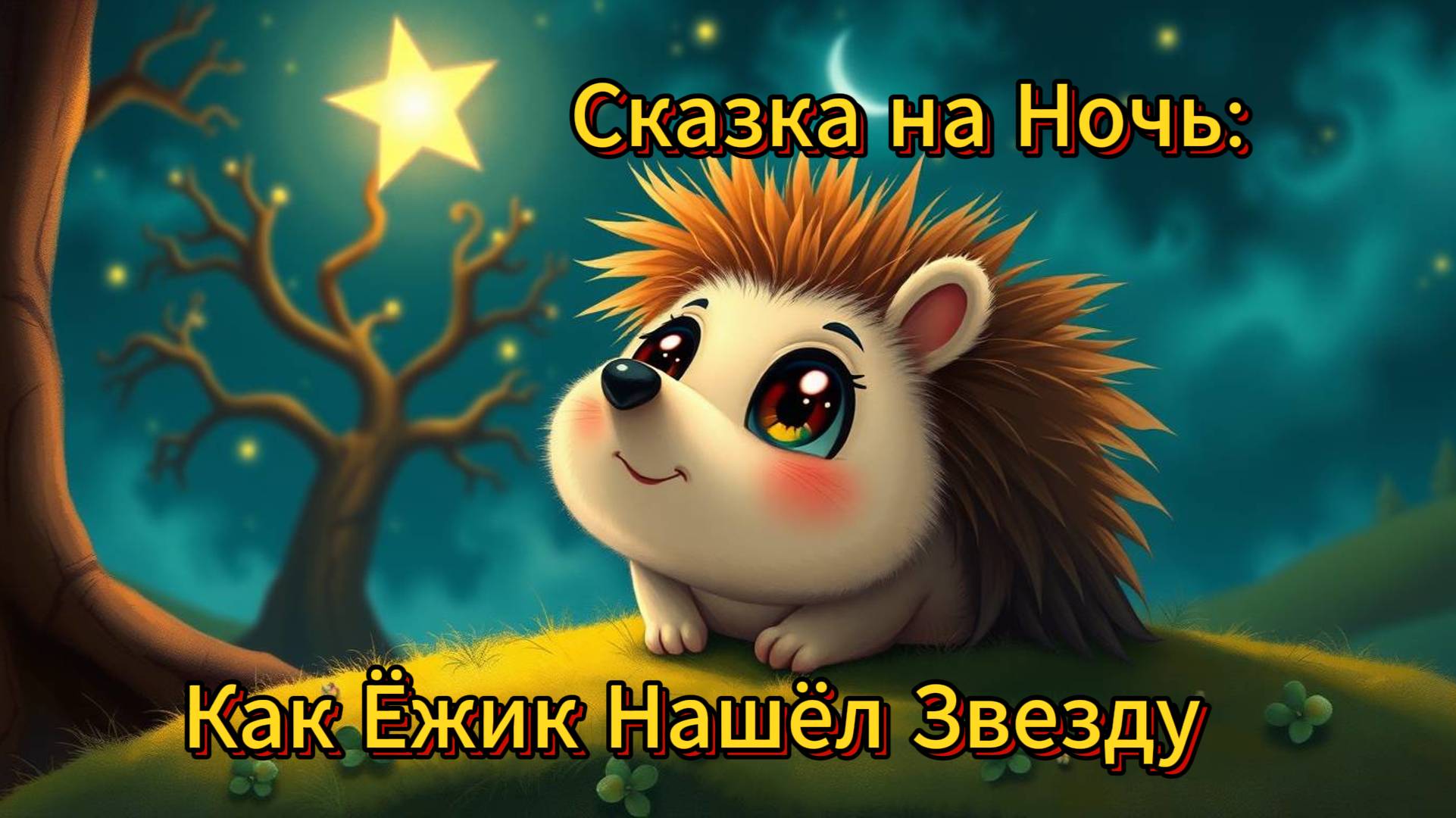 Вымышленные истории Сказка на ночь: Как Ёжик Нашёл Звезду