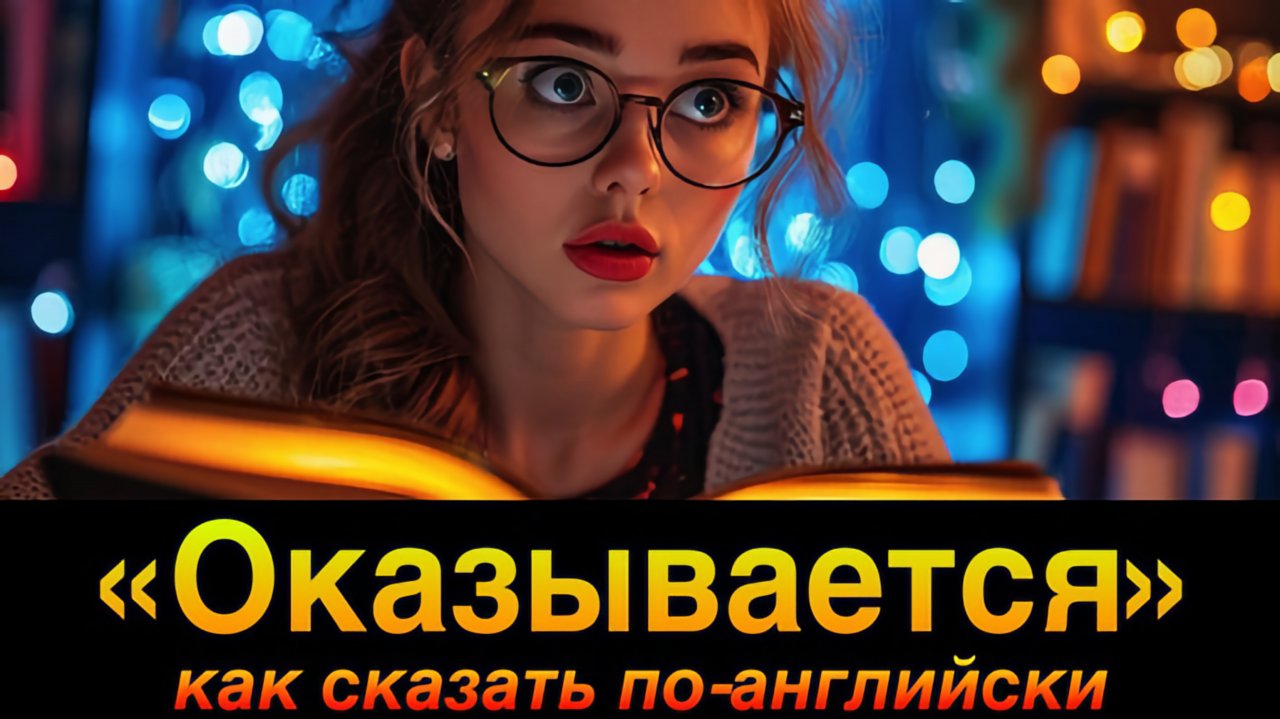Как сказать по-английски «Оказывается»