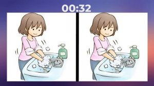 Найди три отличия на картинке.